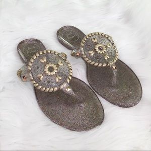 Jack Rodgers Sparkle Georgica Jelly Sandals